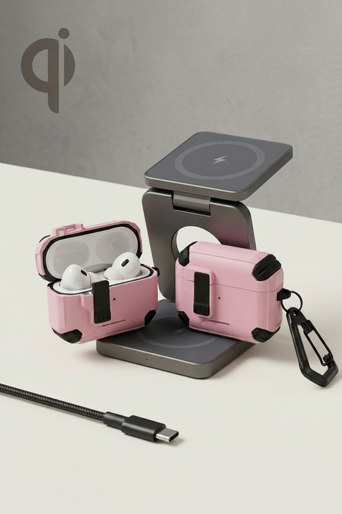 Station de Charge Sans Fil 3-en-1 Magnétique 25W Qi2 – iPhone, Apple Watch & AirPods