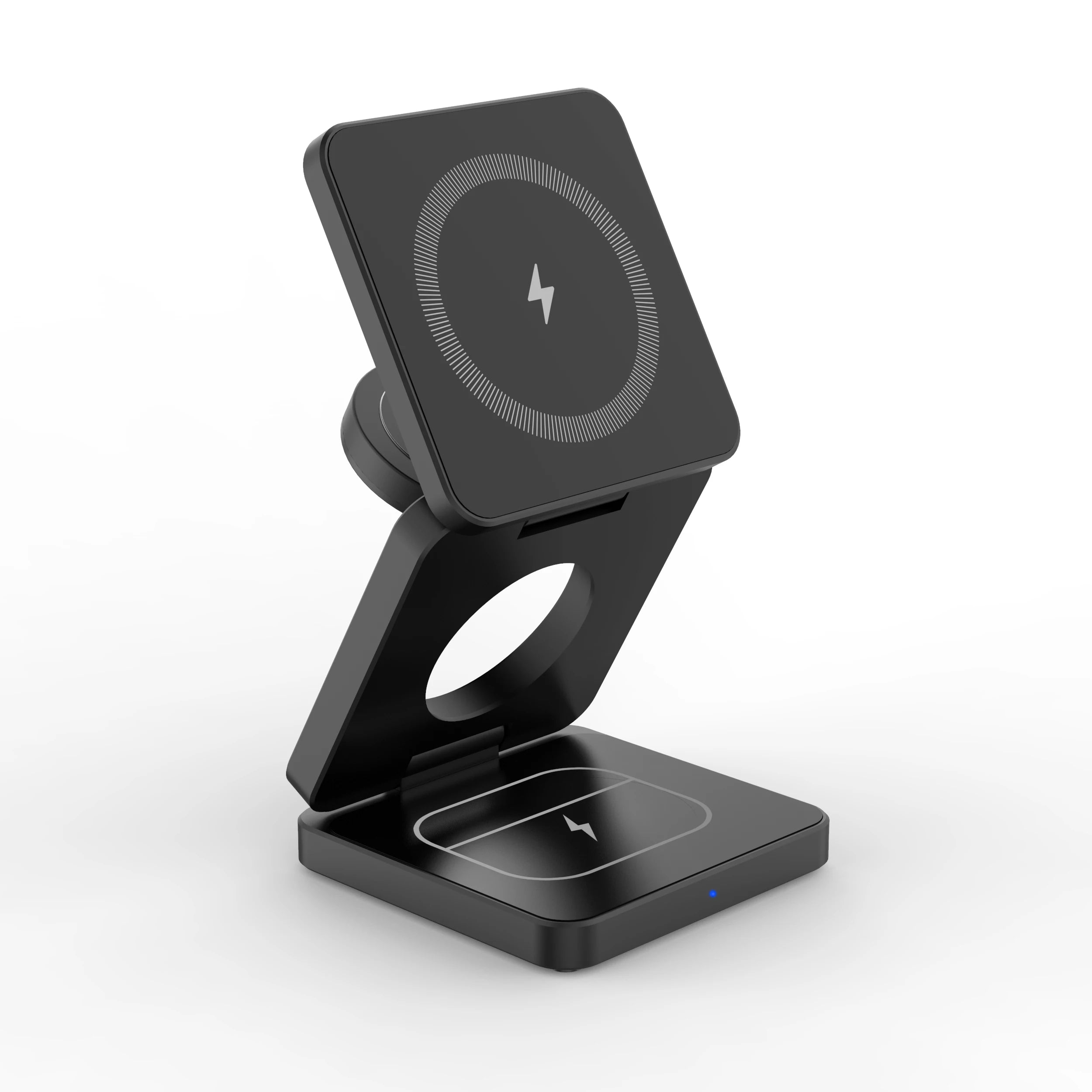 Station de Charge Sans Fil 3-en-1 Magnétique 25W Qi2 – iPhone, Apple Watch & AirPods