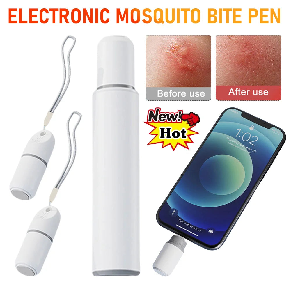 Stylo Thermique Anti-Piqûres de Moustiques – Soulagement Rapide des Démangeaisons pour Adultes et Enfants
